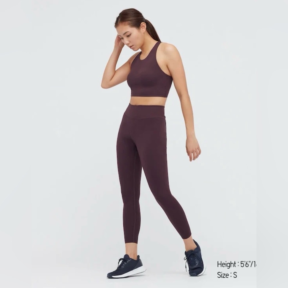 Uniqlo Women's Plum Activewear Set